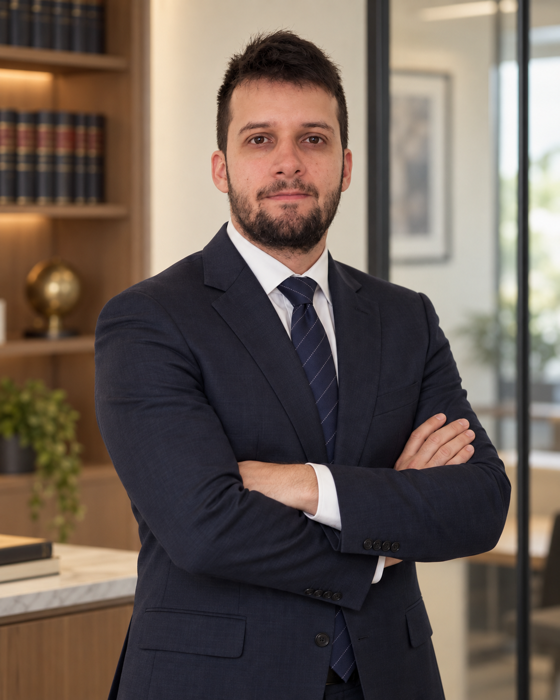 Victor Calegare in his Porto office